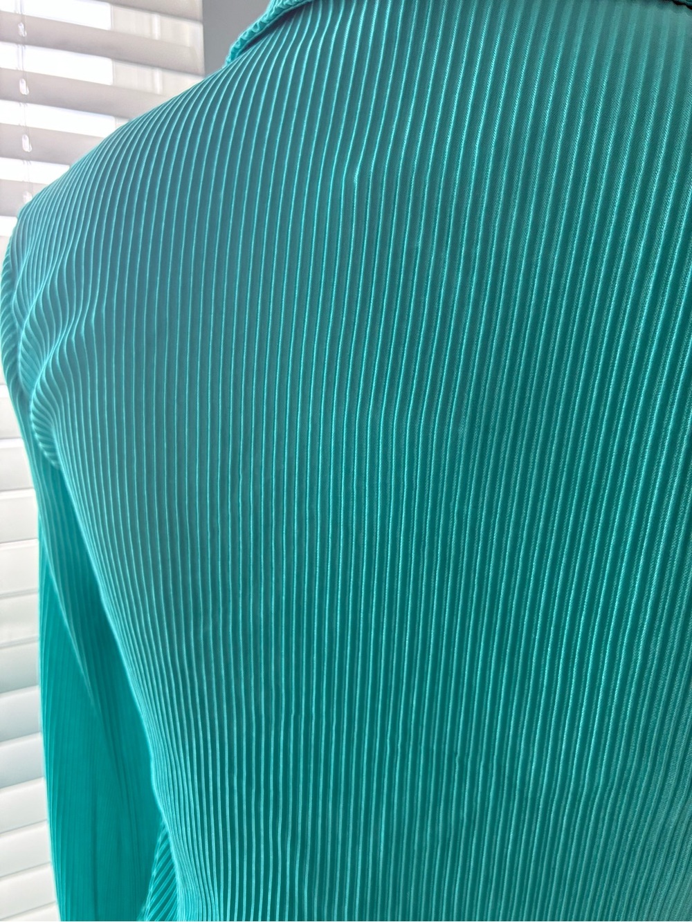 NWT RO&DE Women's Turquoise Ribbed V-Neck Long Matching Set - Picture 6 of 15